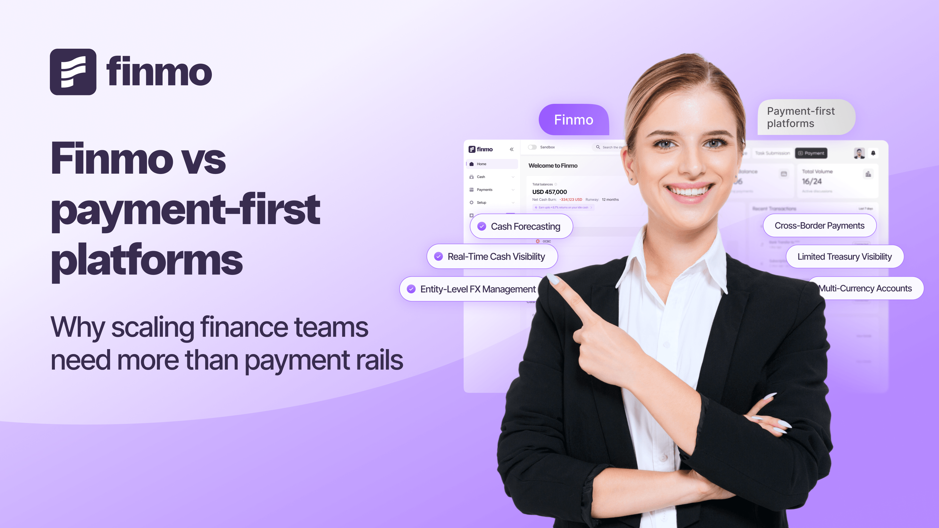 Finmo vs payment-first platforms