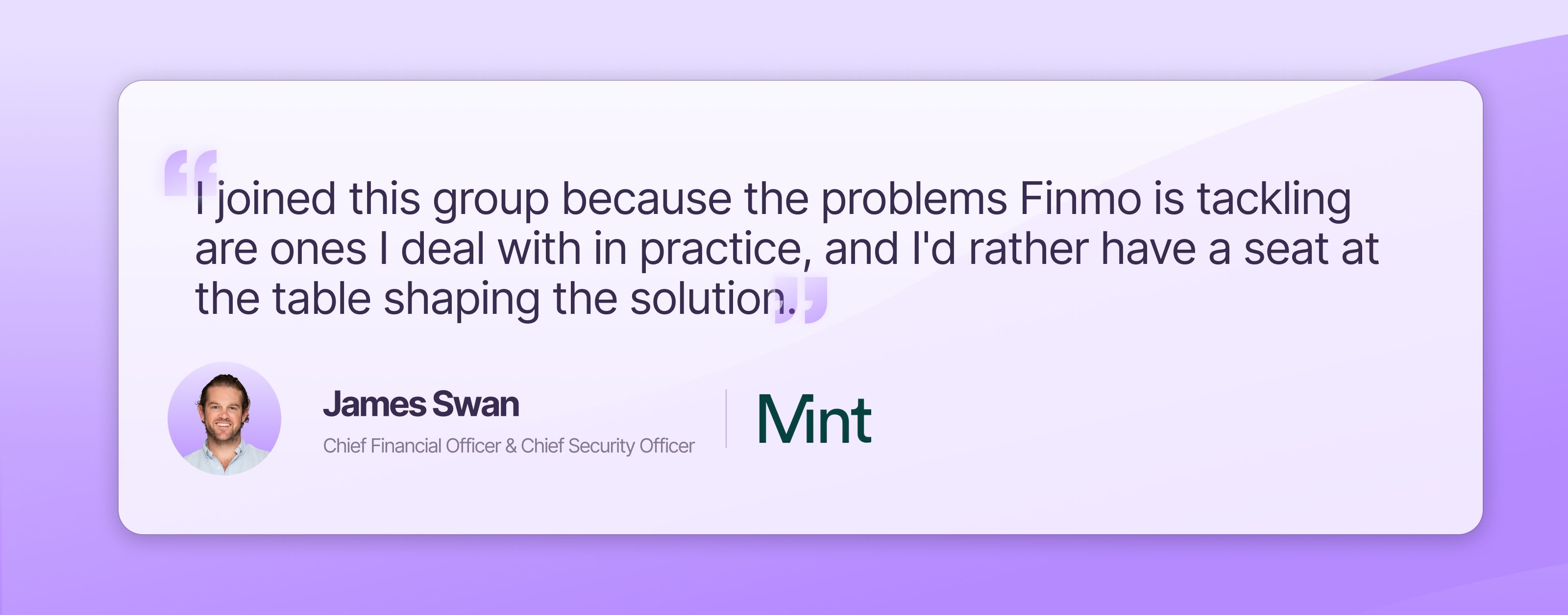 James Swan CFO & CSO | Mints Payments Limited