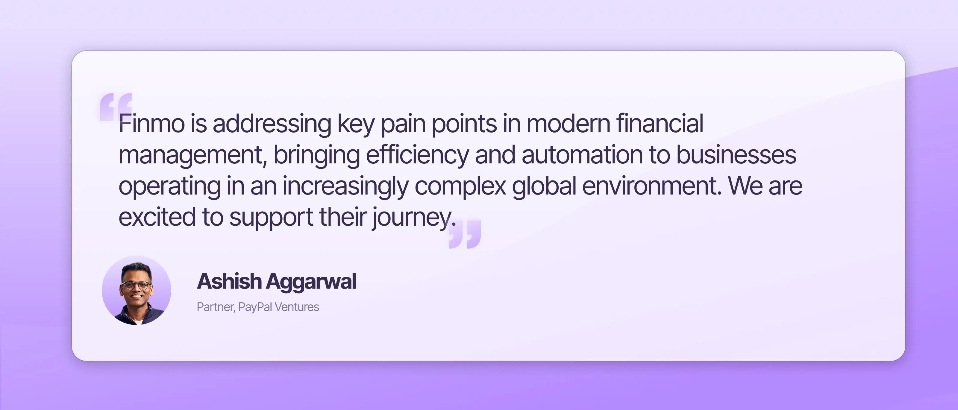 Ashish Aggarwal, Partner at PayPal Ventures
